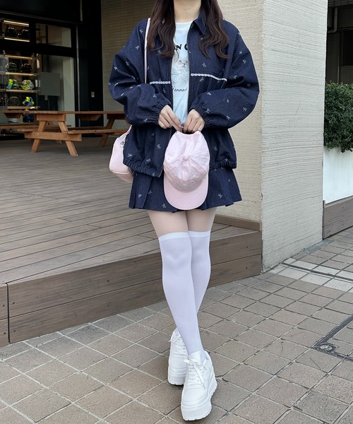 apres jour（アプレジュール）の「【セットアップ可能】柄アソートBIGブルゾン（ブルゾン・レディース・ブルー/ホワイト系その他2/ブラック系その他/インディゴブルー・フリー/X-LARGE）」の13枚目の写真