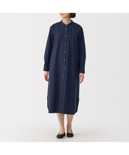無印良品（ムジルシリョウヒン）の「婦人　撥水リボンバレエシューズ（バレエシューズ・レディース・ダークネイビー/ブラック/ブラウン系・23.0cm/23.5cm/24.0cm/24.5cm）」の5枚目の写真