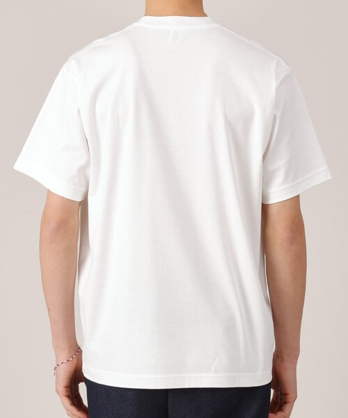 TAKEO KIKUCHI(タケオキクチ)の「ワンポイント カラー刺繍 Tシャツ(Tシャツ/カットソー・メンズ・ダークグリーン/ブルー/ホワイト/サンドベージュ・01/02/03/04/05)」の8枚目の写真