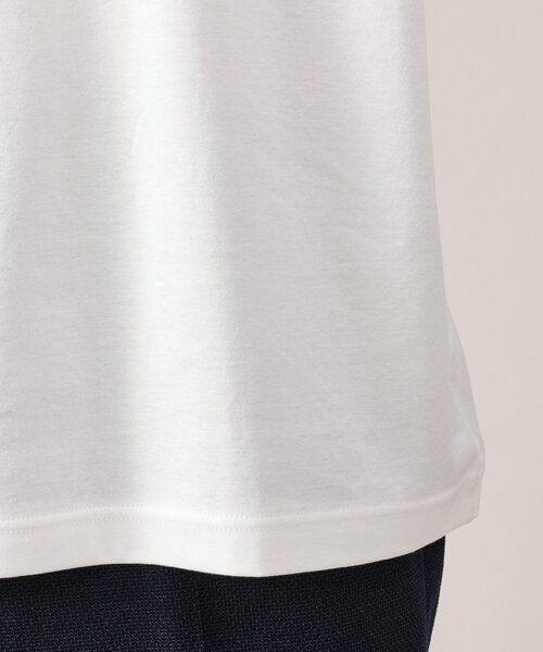 TAKEO KIKUCHI(タケオキクチ)の「ワンポイント カラー刺繍 Tシャツ(Tシャツ/カットソー・メンズ・ダークグリーン/ブルー/ホワイト/サンドベージュ・01/02/03/04/05)」の11枚目の写真