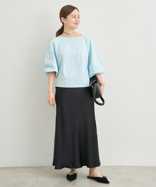 イエナ　ダブルサテンスカート 追加7》ダブルサテンスカート（ロング・マキシ丈スカート