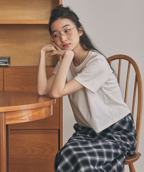 Unblend（アンブレンド）の「【Unblend】Unblend Basic 2セット ベーシック コットン パックTシャツ（Tシャツ/カットソー・レディース・イエロー系その他/ホワイト×グリーン/ブラック×レッド/ブラック×ホワイト/ブルー系その他・FREE）」の18枚目の写真