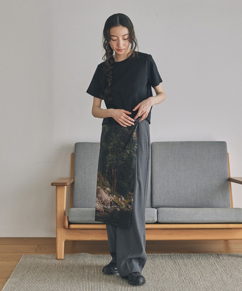 Unblend（アンブレンド）の「【Unblend】Unblend Basic 2セット ベーシック コットン パックTシャツ（Tシャツ/カットソー・レディース・イエロー系その他/ホワイト×グリーン/ブラック×レッド/ブラック×ホワイト/ブルー系その他・FREE）」の11枚目の写真