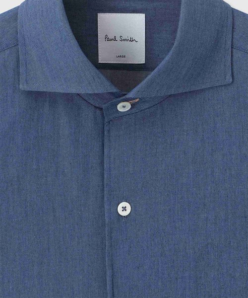Paul Smith(ポールスミス)の「インディゴ ドレスシャツ / 153213 806PRX(シャツ/ブラウス・メンズ・インディゴブルー・SMALL/MEDIUM/LARGE/X-LARGE)」の2枚目の写真