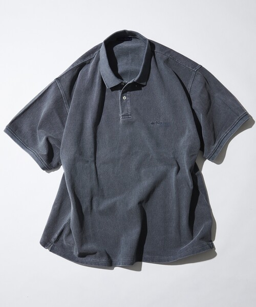 NAUTICA（ノーティカ）の「NAUTICA/ノーティカ Garment Dyed Polo Shirt/ガーメントダイ ポロシャツ（ポロシャツ・メンズ・チャコールグレー/オリーブ/ネイビー/ダークブラウン・X-LARGE/LARGE/MEDIUM）」の4枚目の写真