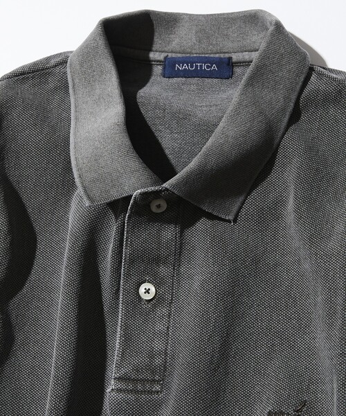 NAUTICA（ノーティカ）の「NAUTICA/ノーティカ Garment Dyed Polo Shirt/ガーメントダイ ポロシャツ（ポロシャツ・メンズ・チャコールグレー/オリーブ/ネイビー/ダークブラウン・X-LARGE/LARGE/MEDIUM）」の7枚目の写真