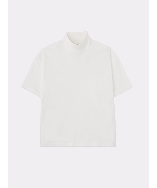 セール】SHOULDER PLEATS HIGH NECK BIG TEE（Tシャツ