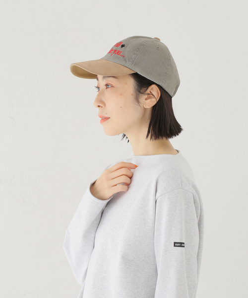 journal standard L'essage（ジャーナルスタンダードレサージュ）の「【TanC TOKYO/タンクトウキョウ】VINTAGE SWITCHING CAP：キャップ（キャップ・レディース・カーキ・FREE）」の10枚目の写真