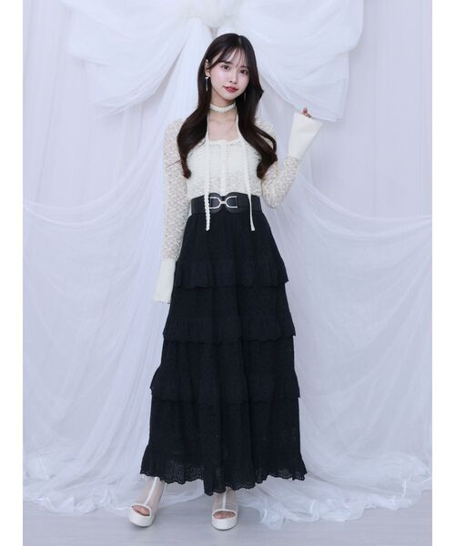 EATME（イートミー）の「ワイドゴムベルト（ベルト・レディース・ブラック・FREE）」の3枚目の写真