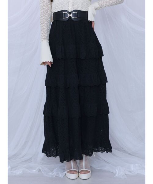 EATME（イートミー）の「ワイドゴムベルト（ベルト・レディース・ブラック・FREE）」の5枚目の写真