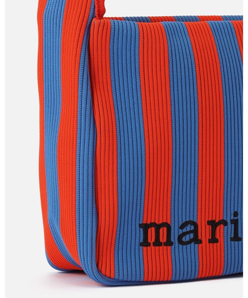 marimekko(マリメッコ)の「Merirosvo / Knitted Shoulderbag(ショルダーバッグ・レディース・ブルー系その他/ホワイト×ブラック・FREE)」の13枚目の写真