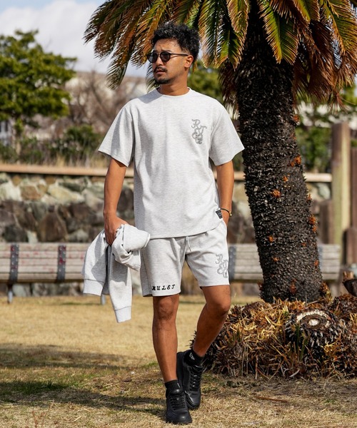 adamsJUGGLER（アダムスジャグラー）の「RTEG R/シックティー（Tシャツ/カットソー・メンズ・グレー/ブラック・S/M/L/XL）」の6枚目の写真