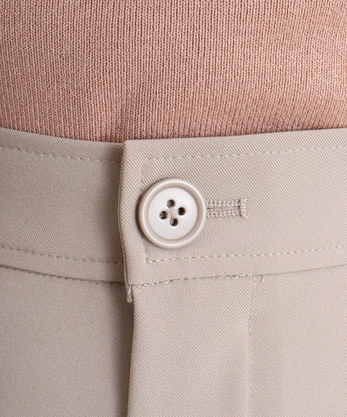 EGLANTINE（エグランティーヌ）の「EGLANTINE タック入りダンボールパンツ（その他パンツ・レディース・サンドベージュ/ブラック/キャメル・40）」の8枚目の写真