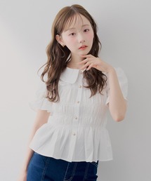 Another Branch olive des olive（アナザーブランチオリーブデオリーブ）の「【シリーズ累計1万枚売れ/レビュー高評価】シャーリング衿付BL（シャツ/ブラウス）」