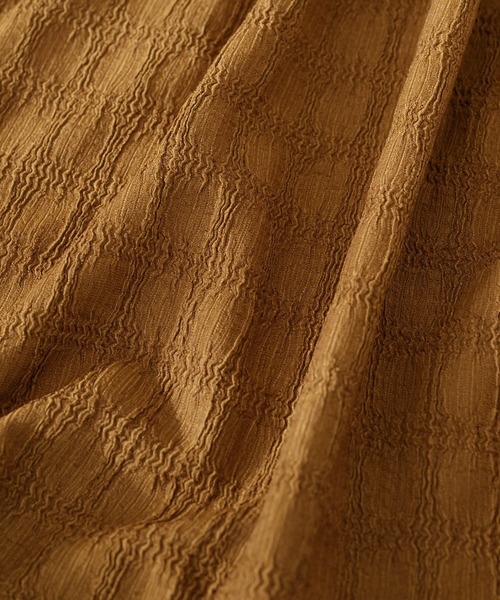 pairmanon(ペアマノン)の「シボ素材 フリンジフリル ワンピース(ワンピース・キッズ・ブラウン/ブルー/ピンク系その他・140/90/150/120/110/100/130)」の9枚目の写真