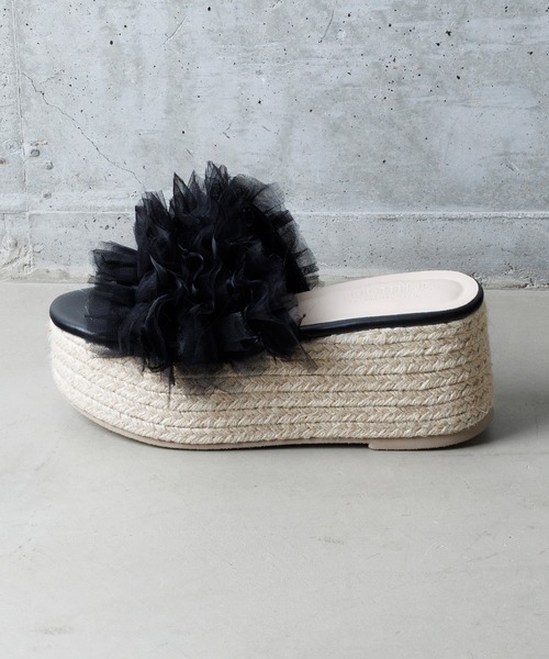 Nuala ヌアラ ルーシュドプラットフォームミュール 【再入荷