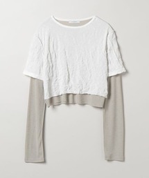 JEANASIS | ワッシャーレイヤードLS TEE/414167(Tシャツ/カットソー)