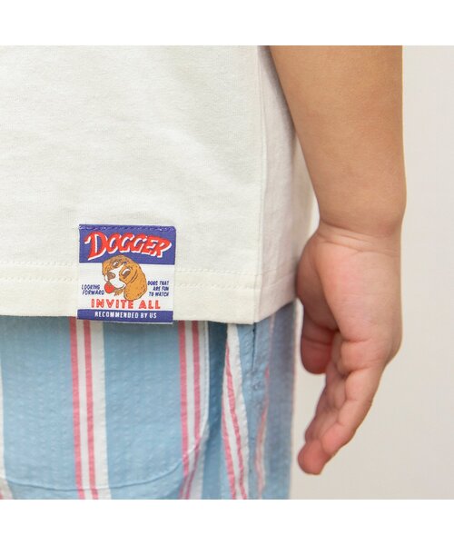 BREEZE(ブリーズ)の「【リンク/ジュニア対応】wonderful リンガーDOGカレッジ半袖Tシャツ(Tシャツ/カットソー・キッズ・グレー/アイボリー/ベビーピンク・140/130/120/110/100/90/80)」の21枚目の写真