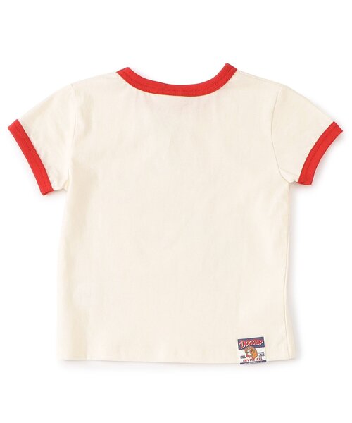 BREEZE(ブリーズ)の「【リンク/ジュニア対応】wonderful リンガーDOGカレッジ半袖Tシャツ(Tシャツ/カットソー・キッズ・グレー/アイボリー/ベビーピンク・140/130/120/110/100/90/80)」の13枚目の写真