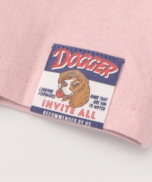 BREEZE(ブリーズ)の「【リンク/ジュニア対応】wonderful リンガーDOGカレッジ半袖Tシャツ(Tシャツ/カットソー・キッズ・グレー/アイボリー/ベビーピンク・140/130/120/110/100/90/80)」の4枚目の写真