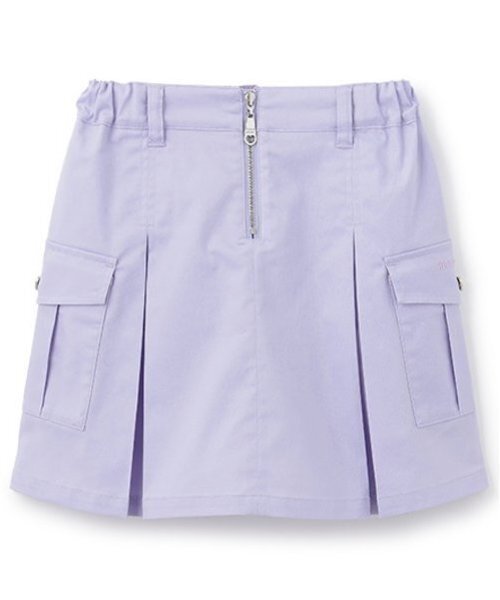 フロントZIP キュロットスカート