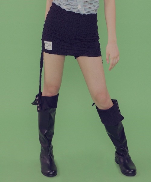 FANCY CLUB(ファンシークラブ)の「FANCY CLUB/ERISスカートパンツ(スカート・レディース・ホワイト/ブラック・FREE)」の6枚目の写真