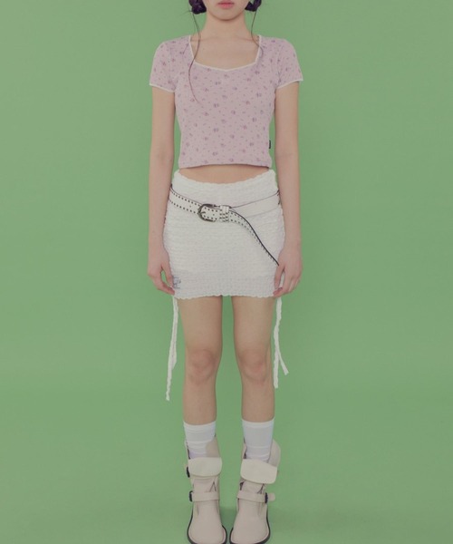 FANCY CLUB(ファンシークラブ)の「FANCY CLUB/ERISスカートパンツ(スカート・レディース・ホワイト/ブラック・FREE)」の11枚目の写真