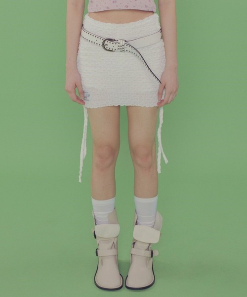 FANCY CLUB(ファンシークラブ)の「FANCY CLUB/ERISスカートパンツ(スカート・レディース・ホワイト/ブラック・FREE)」の14枚目の写真