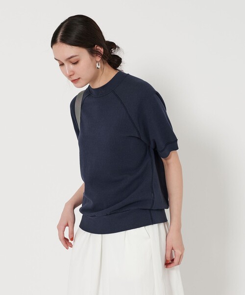 BEAUTY&YOUTH UNITED ARROWS(ビューティーアンドユースユナイテッドアローズ)の「コットン ラグランショートスリーブ スウェットプルオーバー(スウェット・レディース・ライトグレー/オレンジ/ネイビー・FREE)」の17枚目の写真