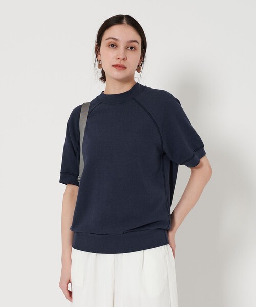 BEAUTY&YOUTH UNITED ARROWS(ビューティーアンドユースユナイテッドアローズ)の「コットン ラグランショートスリーブ スウェットプルオーバー(スウェット・レディース・ライトグレー/オレンジ/ネイビー・FREE)」の16枚目の写真