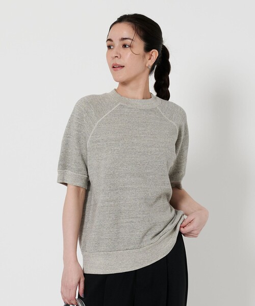 BEAUTY&YOUTH UNITED ARROWS(ビューティーアンドユースユナイテッドアローズ)の「コットン ラグランショートスリーブ スウェットプルオーバー(スウェット・レディース・ライトグレー/オレンジ/ネイビー・FREE)」の13枚目の写真