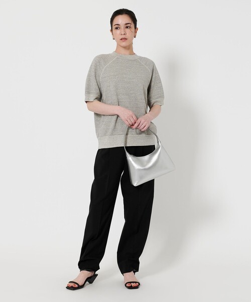 BEAUTY&YOUTH UNITED ARROWS(ビューティーアンドユースユナイテッドアローズ)の「コットン ラグランショートスリーブ スウェットプルオーバー(スウェット・レディース・ライトグレー/オレンジ/ネイビー・FREE)」の12枚目の写真