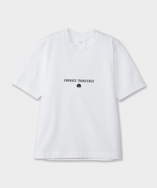 CINOH(チノ)の「プリントコンパクトTシャツ(Tシャツ/カットソー・レディース・ホワイト/ブラック・38/36)」の7枚目の写真