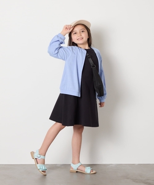 a.v.v（アーヴェヴェ）の「[KIDS]バックリボンキャップ（キャップ・キッズ・アイボリー/ダークインディゴブルー・120）」の13枚目の写真