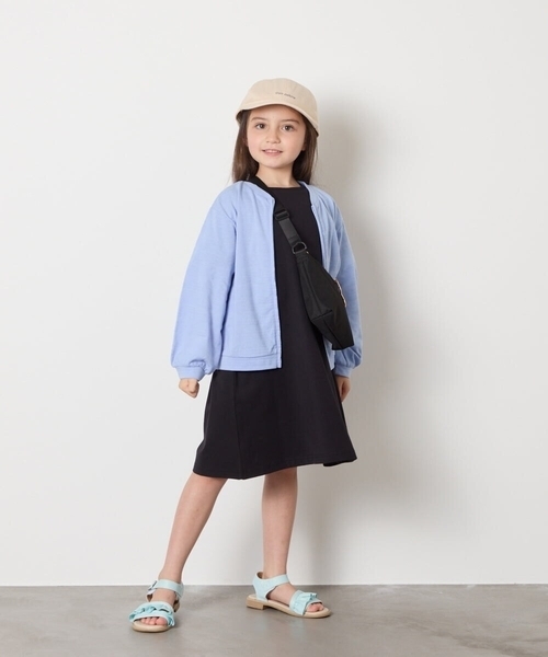 a.v.v（アーヴェヴェ）の「[KIDS]バックリボンキャップ（キャップ・キッズ・アイボリー/ダークインディゴブルー・120）」の11枚目の写真