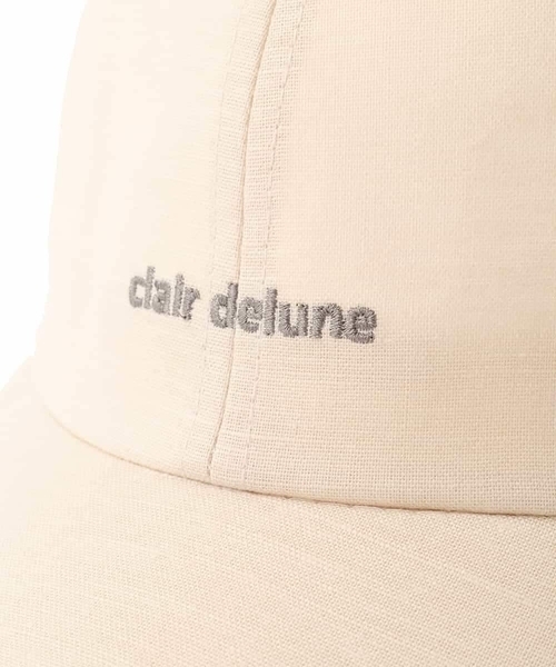 a.v.v（アーヴェヴェ）の「[KIDS]バックリボンキャップ（キャップ・キッズ・アイボリー/ダークインディゴブルー・120）」の3枚目の写真