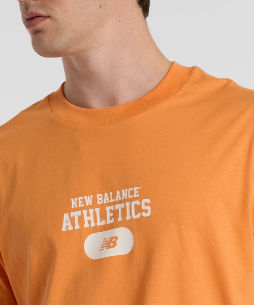 NEW BALANCE(ニューバランス)の「Heritage グラフィックショートスリーブTシャツ(Tシャツ/カットソー・メンズ・オレンジ/ライトグレー/セージグリーン・SMALL/MEDIUM/LARGE/X-LARGE/XX-LARGE)」の16枚目の写真