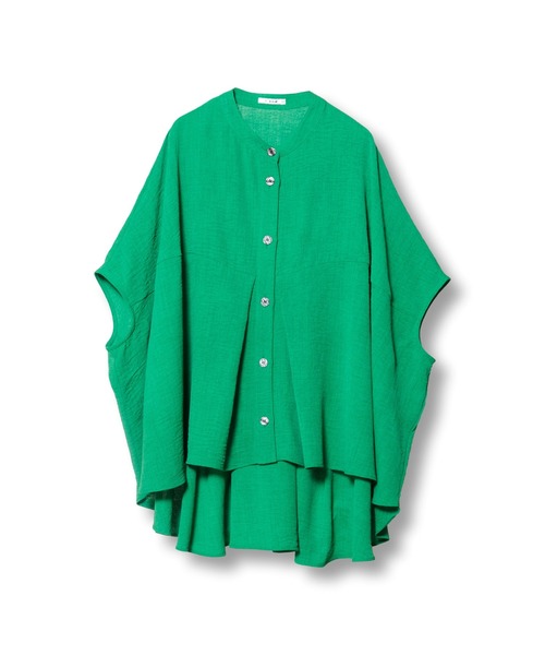 OSMOSIS(オズモーシス) 25ss タックワイドビッグブラウス レディース ONE SIZE  中古 古着 0326 OSMOSIS ブラウス シャツ タックワイドビッグブラウス