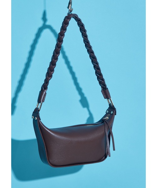 MARCO BIANCHINI（マルコビアンチーニ）の「【MARCO BIANCHINI】ブレイドミニBAG（ショルダーバッグ・レディース・ダークブラウン/ブラック/グレー・FREE）」の3枚目の写真