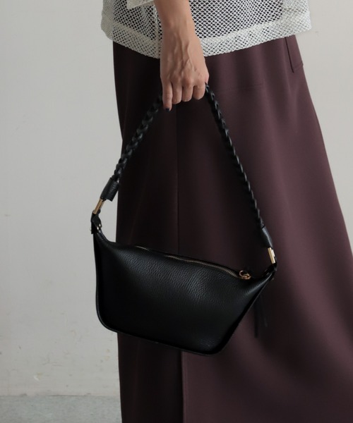 MARCO BIANCHINI（マルコビアンチーニ）の「【MARCO BIANCHINI】ブレイドミニBAG（ショルダーバッグ・レディース・ダークブラウン/ブラック/グレー・FREE）」の8枚目の写真