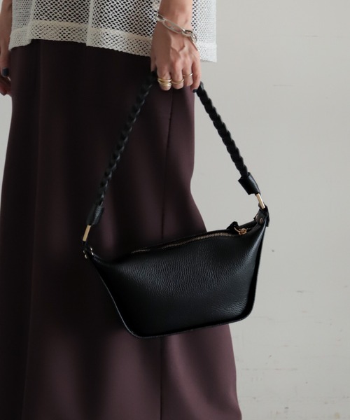 MARCO BIANCHINI（マルコビアンチーニ）の「【MARCO BIANCHINI】ブレイドミニBAG（ショルダーバッグ・レディース・ダークブラウン/ブラック/グレー・FREE）」の9枚目の写真