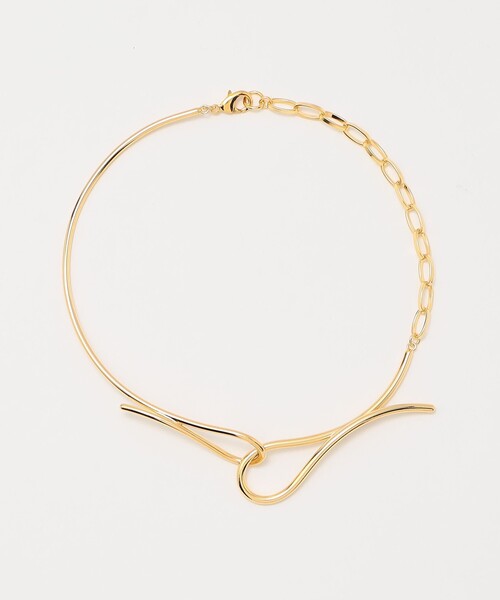 loni（ロニ）の「＜loni＞Ivy Asymmetry チョーカー（ネックレス・レディース・ゴールド/シルバー・FREE）」の6枚目の写真