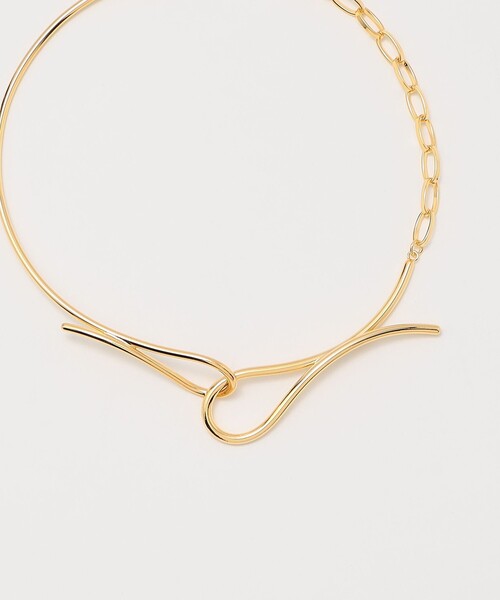 loni（ロニ）の「＜loni＞Ivy Asymmetry チョーカー（ネックレス・レディース・ゴールド/シルバー・FREE）」の7枚目の写真