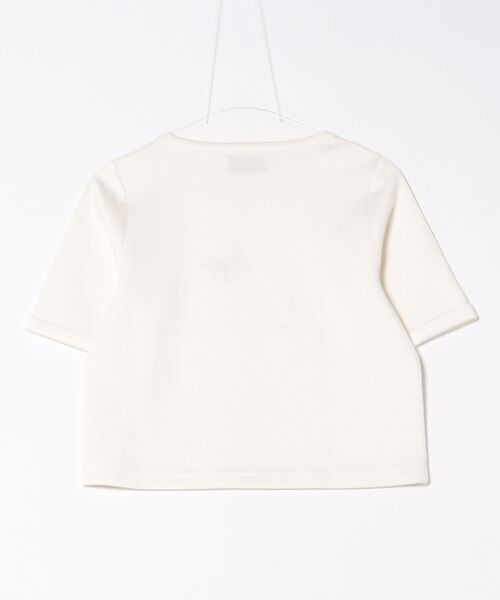 tシャツ リボン＆Rロゴ 刺繍 Tシャツ le reve vaniller レディース リボン＆Rロゴ 刺繍 Tシャツ le reve vaniller（Tシャツ