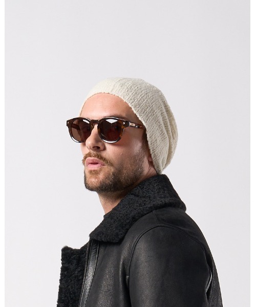 wjk(ダヴルジェイケイ)の「2-way knit watch(ニットキャップ/ビーニー・メンズ・ホワイト/ブラック×グレー/ブラック・FREE)」の7枚目の写真