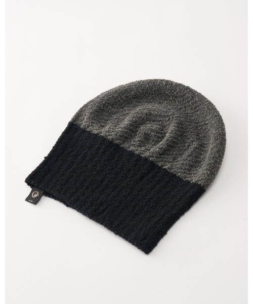 wjk(ダヴルジェイケイ)の「2-way knit watch(ニットキャップ/ビーニー・メンズ・ホワイト/ブラック×グレー/ブラック・FREE)」の22枚目の写真