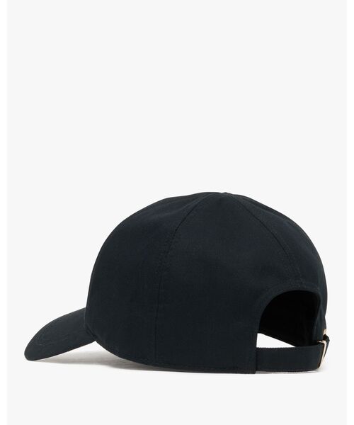kate spade new york(ケイトスペード ニューヨーク)の「マガジン スクリプト ベースボール キャップ(キャップ・レディース・ブラック・ONE)」の3枚目の写真
