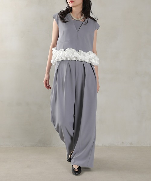 オケージョンパンツドレス Stylevoice for xxx パンツドレス 「湖山結衣さんコラボ