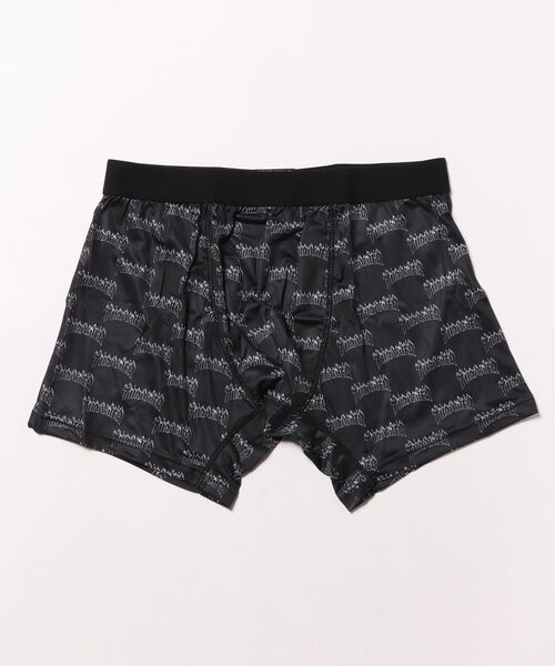 THRASHER(スラッシャー)の「【THRASHER】スラッシャー 定番 総柄 ボクサーパンツ TH-BX003(ボクサーパンツ・メンズ・イエロー/グレー・XL/M/L)」の4枚目の写真