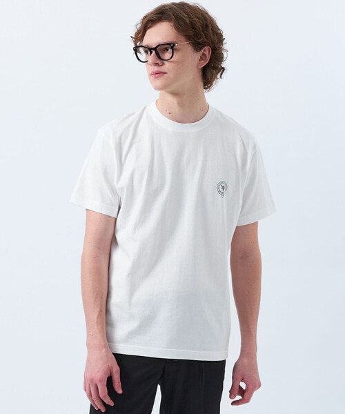 MACKINTOSH PHILOSOPHY(マッキントッシュ フィロソフィー)の「【WEB&一部店舗限定】5.6oz 天竺 エンブレムプリント 半袖Tシャツ(Tシャツ/カットソー・メンズ・ホワイト/ブルー/ブラック・40/36/42/38)」の1枚目の写真